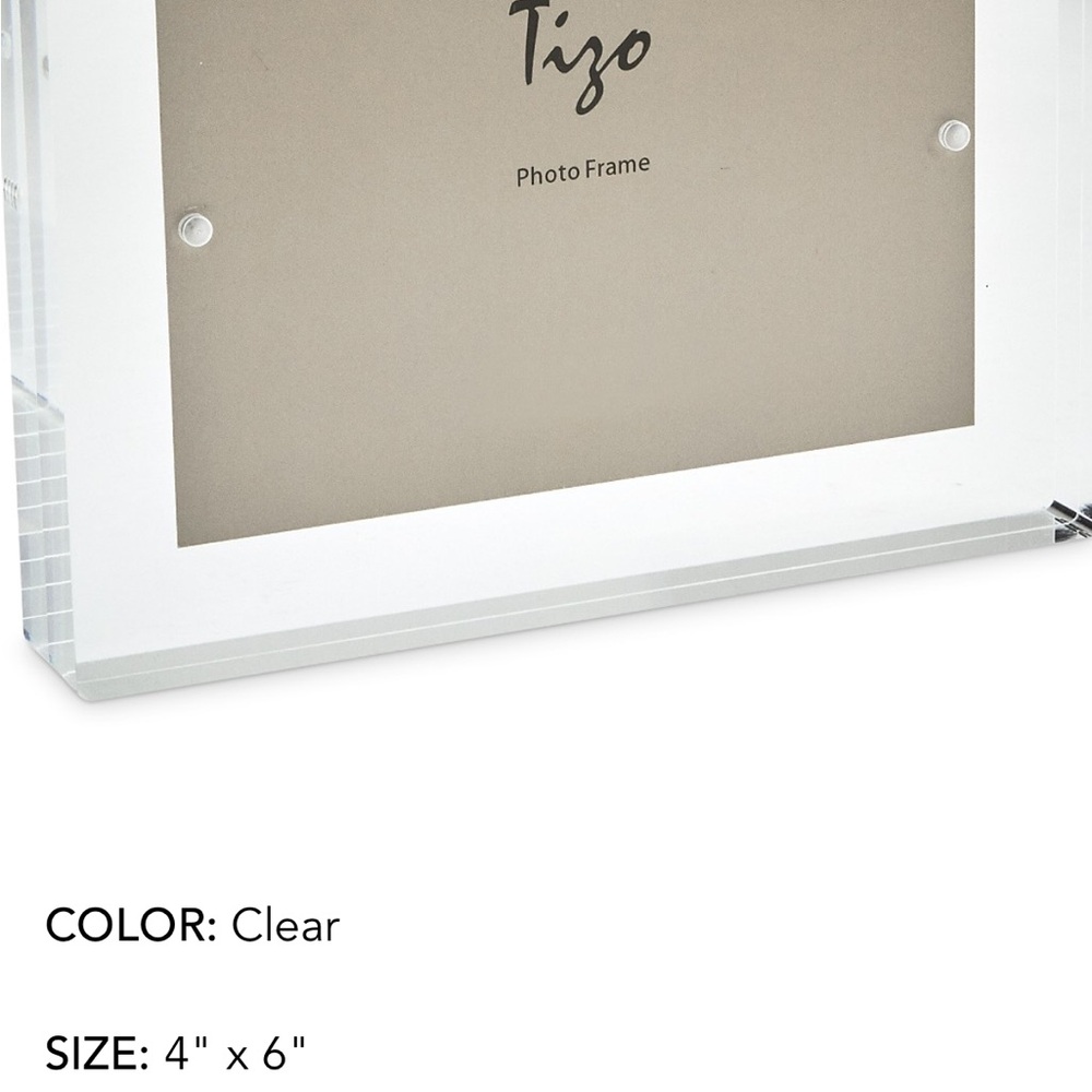 Tizo Design Transparent Acrylic Frame